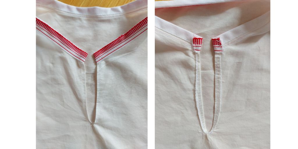 koristenauhan ompelu ja halkio.