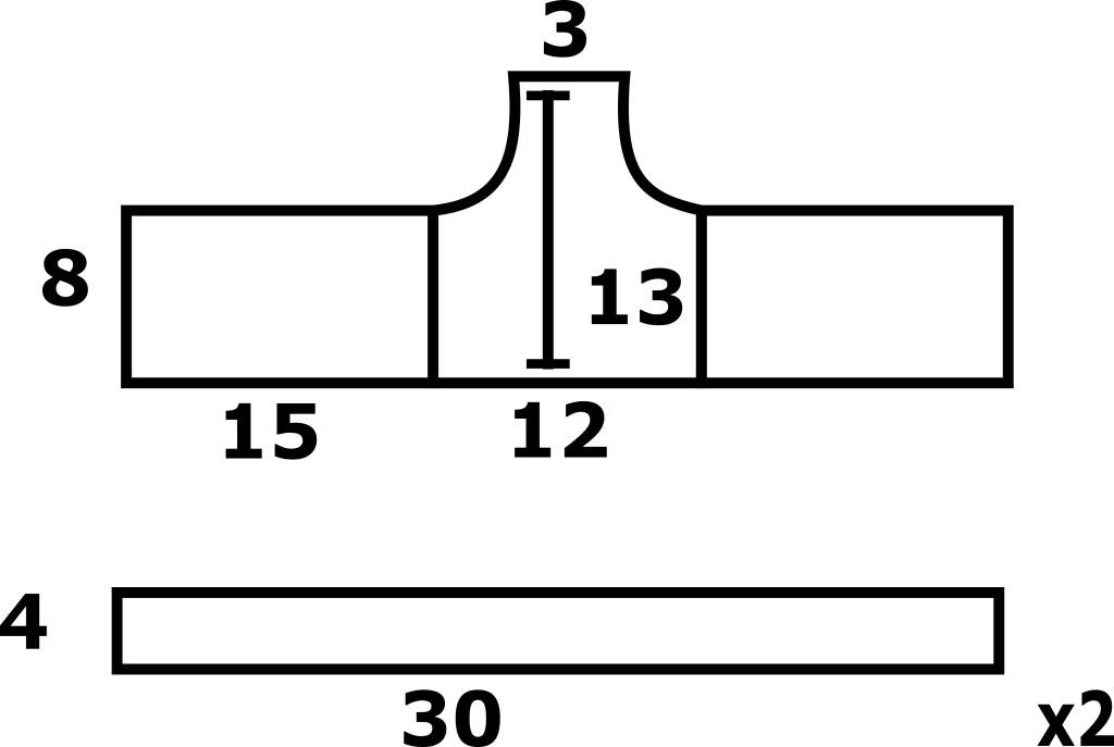 Hartuushamen hartuuksien mitat.