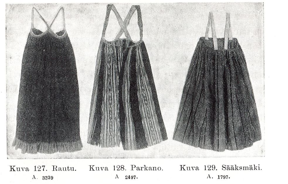 Sireliuksen kirjasta Hrtuushameita Rautu, Parkano ja Sääksmäki.