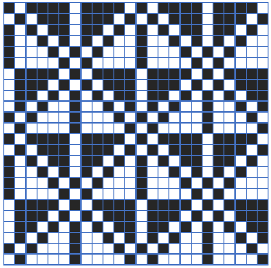 Suuret kirjat karjalainen ja kymenlaaksolainen kirjoneulekuvio.