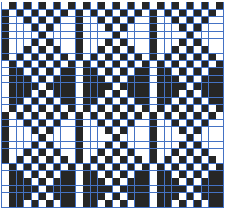 Kynttelikö karjalainen kirjoneulekuvio ulkosaarilta.