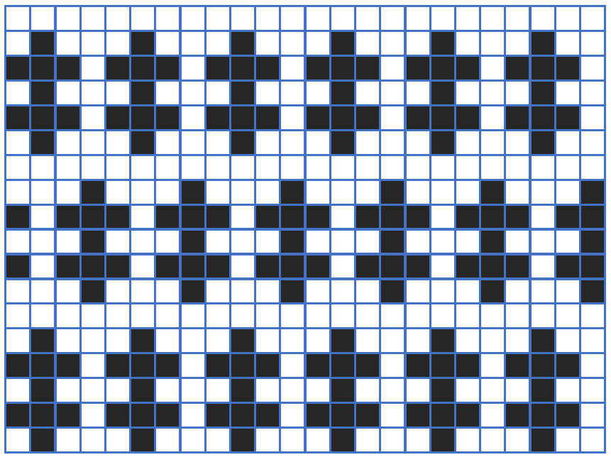 Linnut kirkon katol karjalainen kirjoneulekuvio ulkosaarilta.