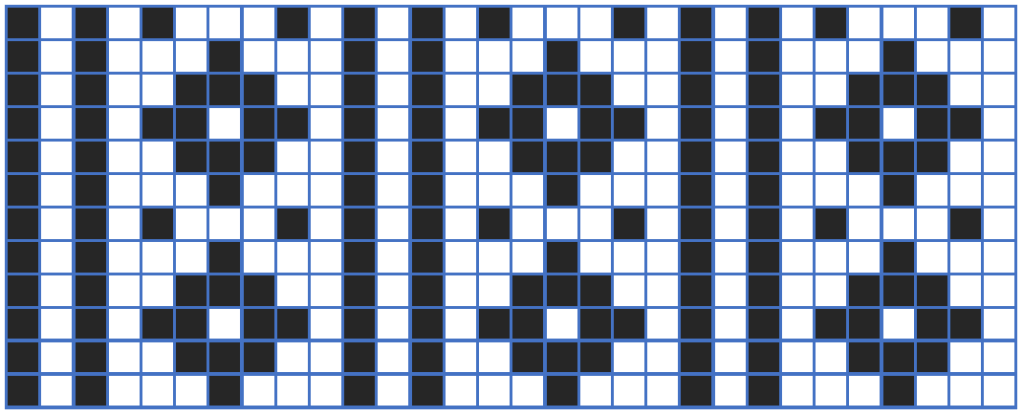 Nimetön kuvio karjalainen kirjoneulekuvio ulkosaarilta.