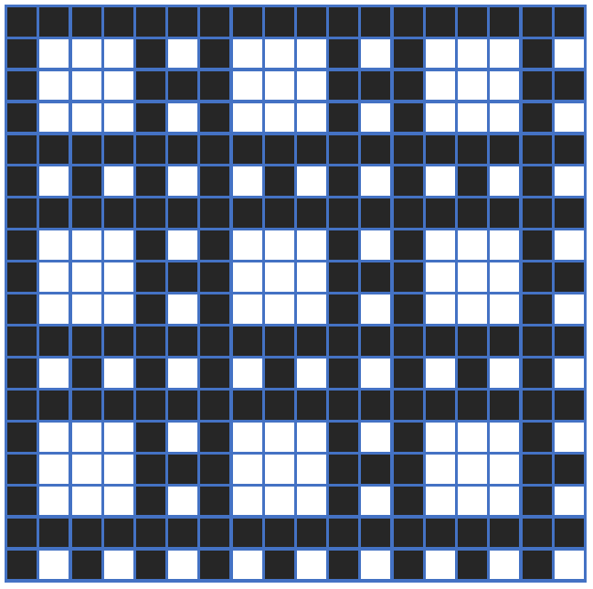 Nimetön ruutukuvio karjalainen kirjoneulekuvio ulkosaarilta.