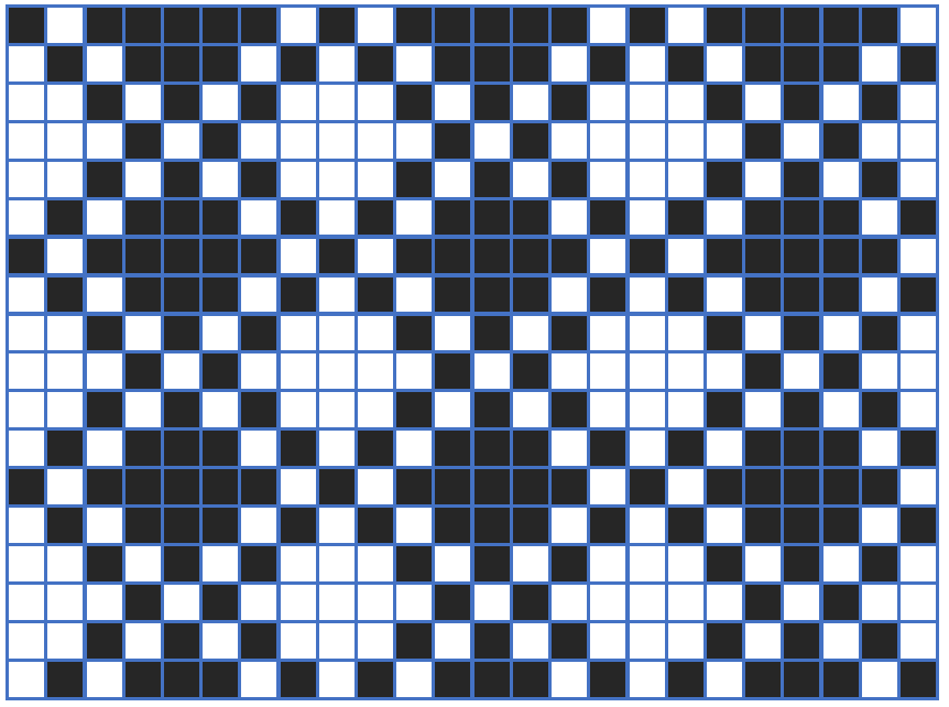 Viisaan kirjat karjalainen kirjoneulekuvio ulkosaarilta.