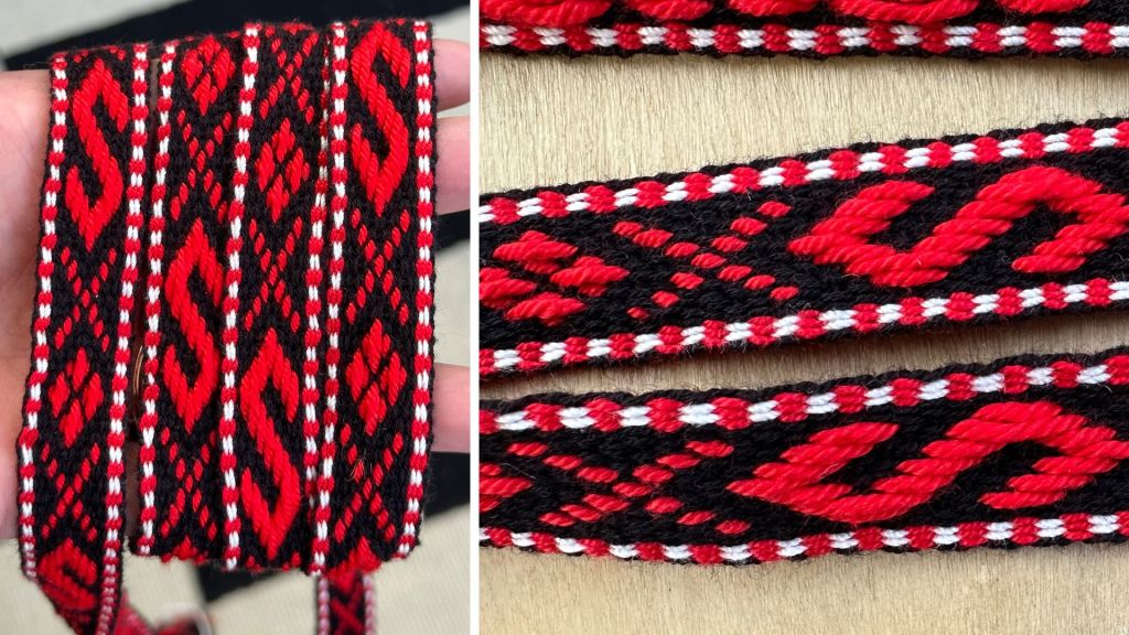 Lemi palmikkovyö pirtanauha.