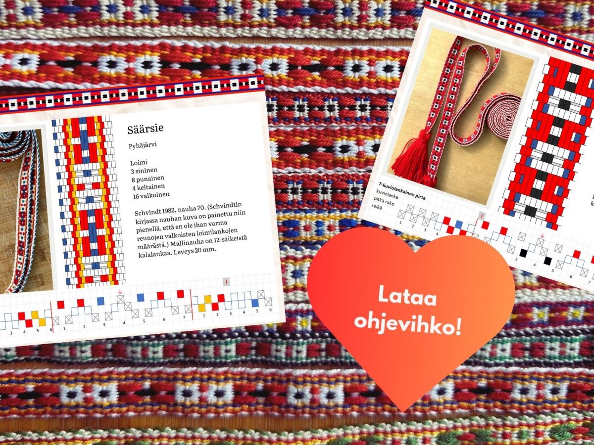 Ohje: Silmävyöt, säärsiteet ja muita sen tyylisiä pirtanauhoja