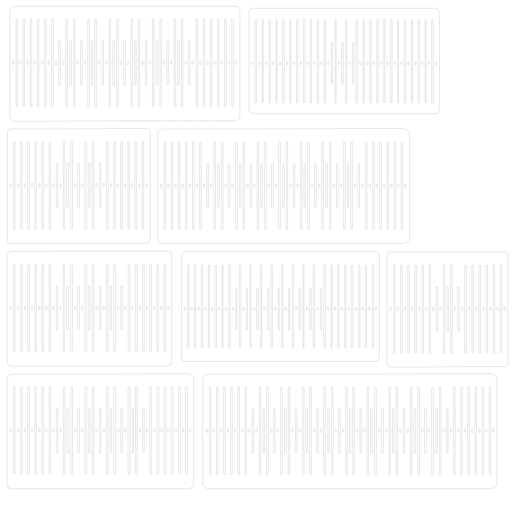 Heddle laser cut model bundle.