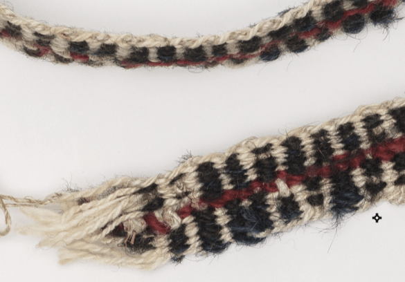 Nauhan päästä lähikuva.