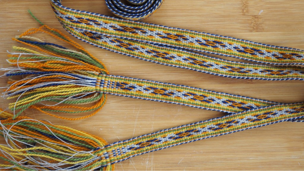 Sakkola-Rautu kokkaniekkavyö mallinauha.