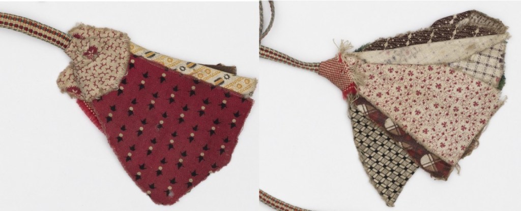 Käkisalmelaisen pirtanauhan tertut lähikuvissa.