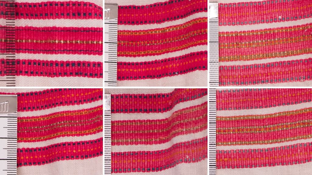 Lähikuvia jääskeläisestä esiliinasta.