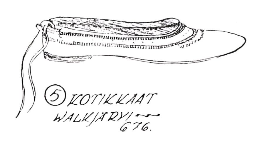 Piirroskuva kotikaskengistä.