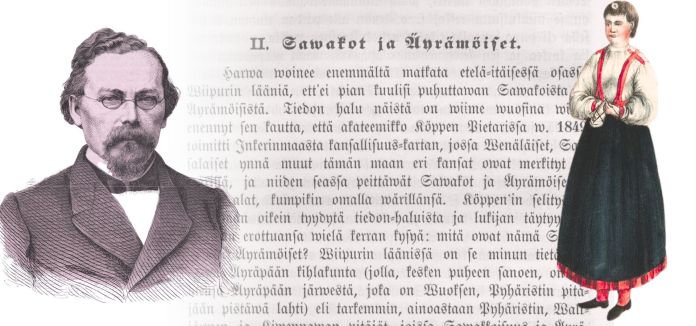 A. Ahlqvistin matkakertomus Itä-Kannakselta v. 1854