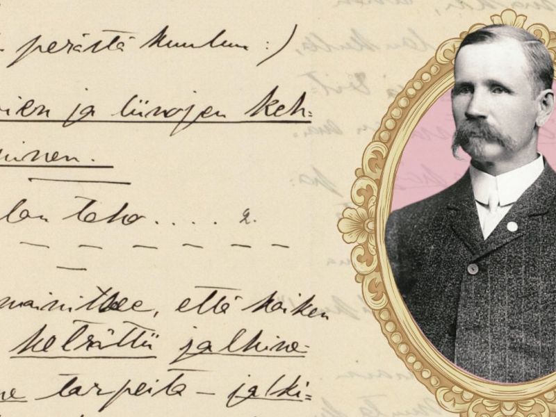 Naisten töitä sekä vähän puvuista – käsikirjoitus Räisälästä 1896