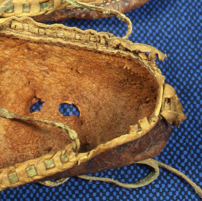 Lähikuva jääskeläisen ruohikengän kantalapusta.