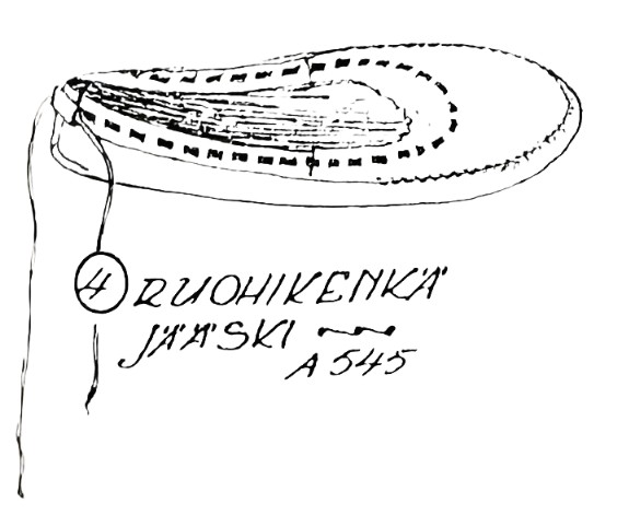 Piirros räisäläisestä ruohikengästä.